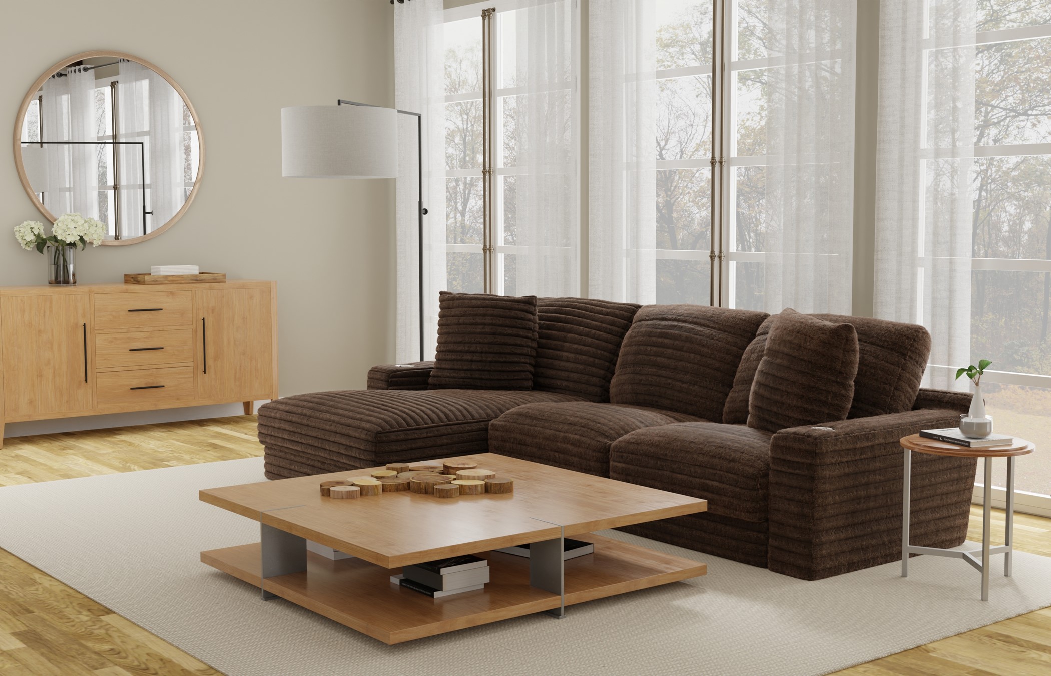 (image for) 3045 Chocolate Sectional