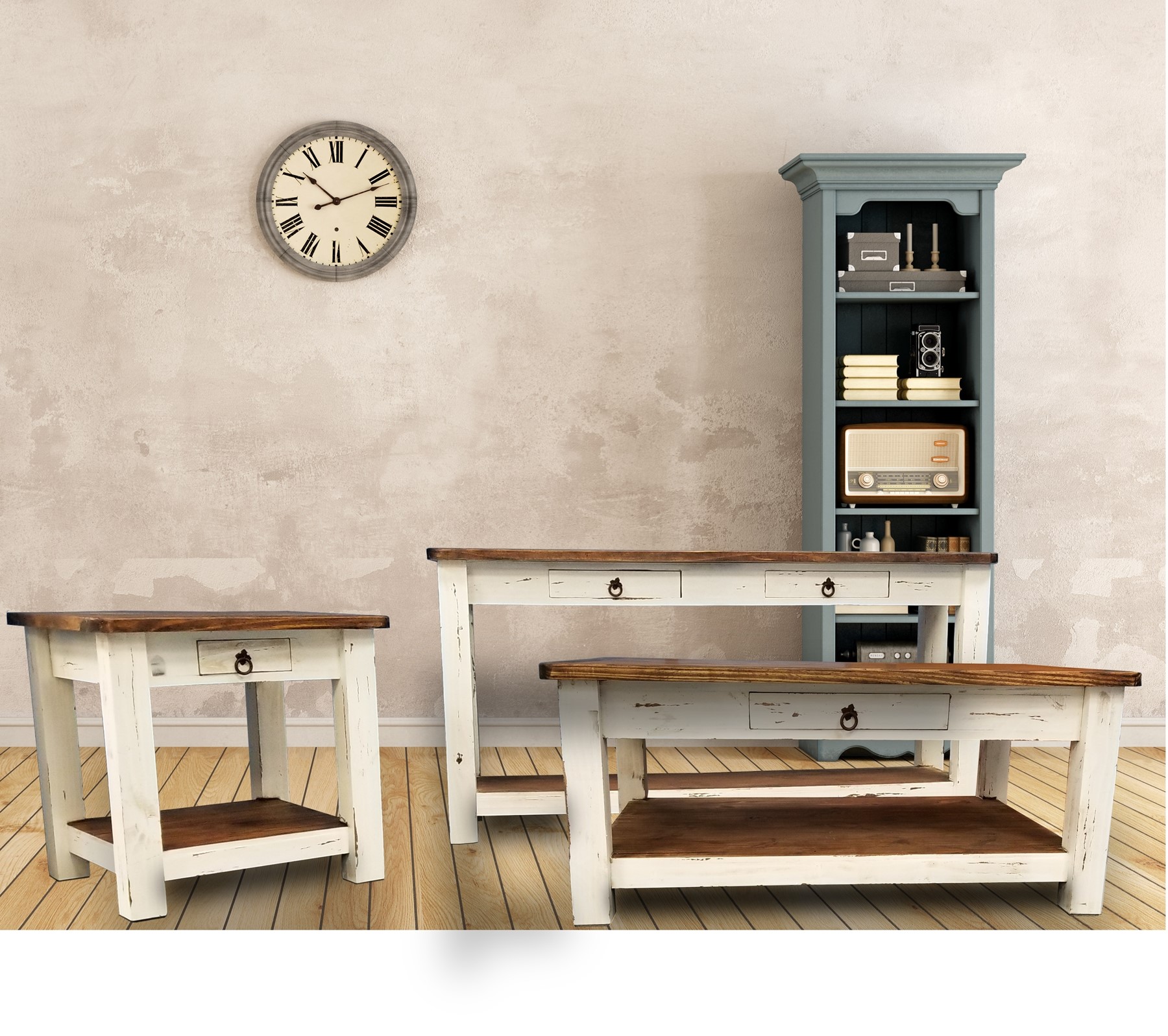 (image for) MO-1 White Rustic Tables